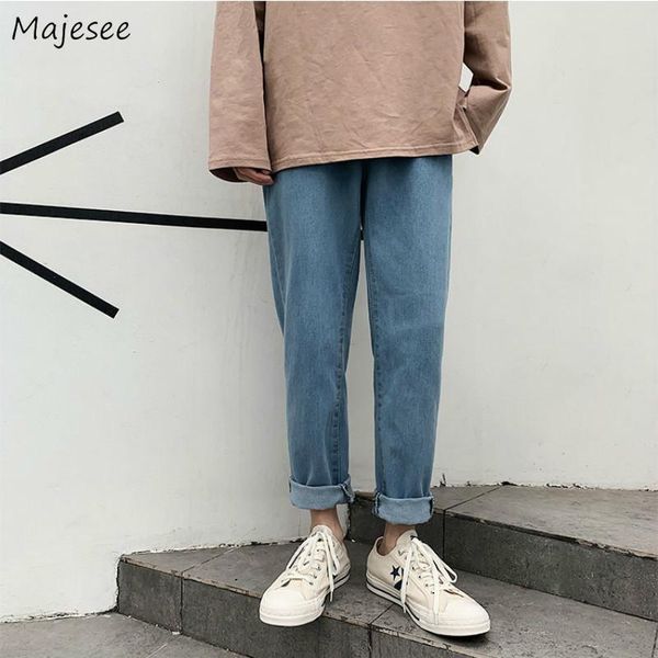 men jeans denim straight solid korean fashion style trendy all-match students streetwear daily casual loose plus size 3xl bf new, Blue
men jeans denim straight solid korean fashion style trendy all-match students streetwear daily casual loose plus size 3xl bf new, Blue