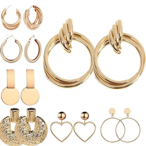 MESTILO 2020 New Fashion Silver Gold Color Twisted Metal Round Circle Earrings For Women Girls Statement High Street Punk Jewelr
MESTILO 2020 New Fashion Silver Gold Color Twisted Metal Round Circle Earrings For Women Girls Statement High Street Punk Jewelr