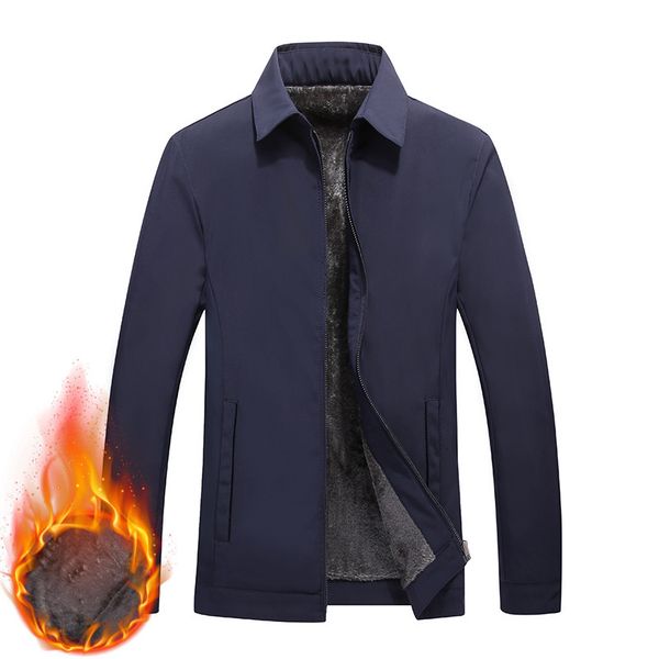 heavy 2019 middle aged business lapel plush autumn and winter jacket men's father's, Black;brown
heavy 2019 middle aged business lapel plush autumn and winter jacket men's father's, Black;brown