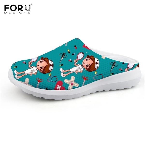 forudesigns cute cartoon nurse doctor pattern women flip flop casual summer beach slippers lightweight female mesh home shoes y1120, Black
forudesigns cute cartoon nurse doctor pattern women flip flop casual summer beach slippers lightweight female mesh home shoes y1120, Black