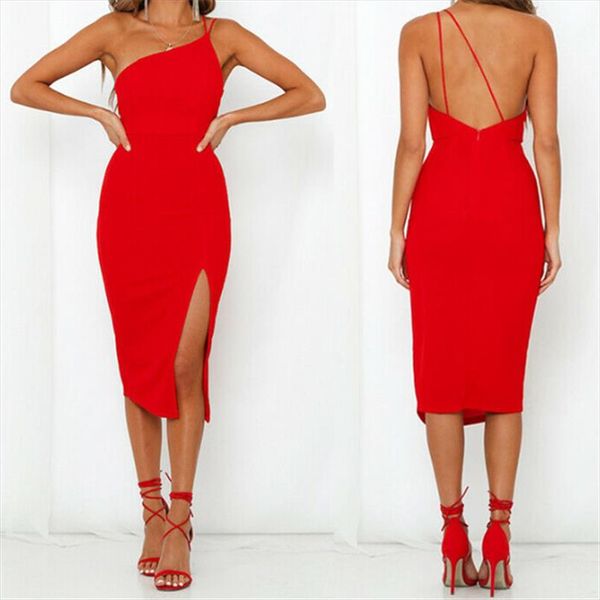 ladies women split bandage bodycon dress 2019 summer spaghetti strap evening party beach dresses solid color black red, Black;gray
ladies women split bandage bodycon dress 2019 summer spaghetti strap evening party beach dresses solid color black red, Black;gray