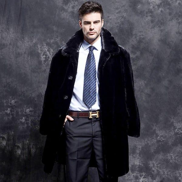 men's fur & faux black long section male man-made jackets large size casual men warm outwears plus jacket d374
men's fur & faux black long section male man-made jackets large size casual men warm outwears plus jacket d374