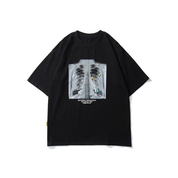 men's hip hop t-shirt butterfly picture retro t-shirt street clothing harajuku high street t-shirt summer black white top, White;black
men's hip hop t-shirt butterfly picture retro t-shirt street clothing harajuku high street t-shirt summer black white top, White;black