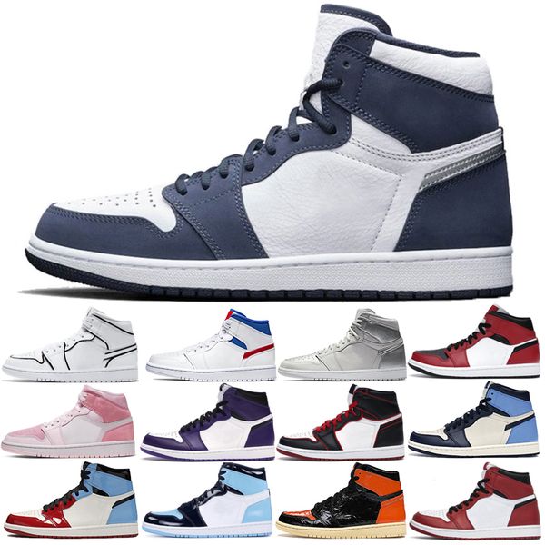 1s jumpman 1 basketball shoes for men women midnight navy pink digital shoes shadow og tokyo chicago mens outdoor sports sneaker shoes
1s jumpman 1 basketball shoes for men women midnight navy pink digital shoes shadow og tokyo chicago mens outdoor sports sneaker shoes