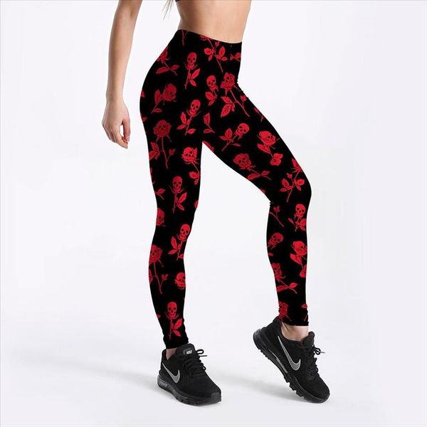 fitness women gym leggings push up high waist red rose skull printed workout slim leggins fashion casual mujer pants, Black
fitness women gym leggings push up high waist red rose skull printed workout slim leggins fashion casual mujer pants, Black