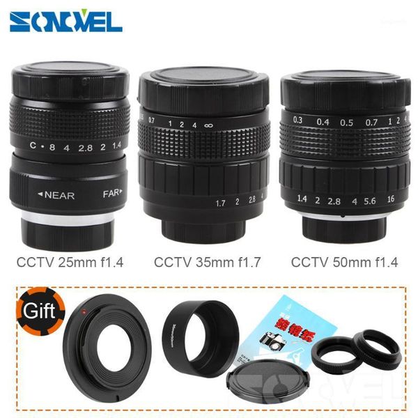 fujian 35mm f1.7 cctv movie lens + 25mm f1.4 tv lens + 50mm f1.4 tv for sony e mount a6500 a6300 a6100 nex series camera1
fujian 35mm f1.7 cctv movie lens + 25mm f1.4 tv lens + 50mm f1.4 tv for sony e mount a6500 a6300 a6100 nex series camera1