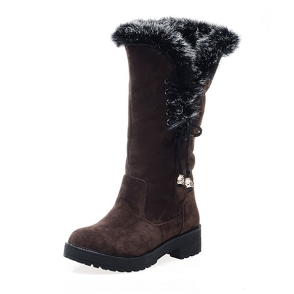 2021 the new party style round head winter warm snow bowknot-up buckle belt middle platform with heels thick knee boots high jlgx, Black
2021 the new party style round head winter warm snow bowknot-up buckle belt middle platform with heels thick knee boots high jlgx, Black