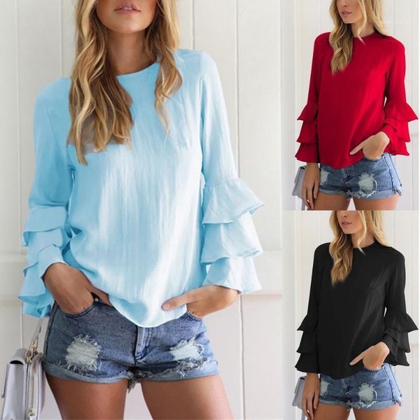 women's blouses & shirts zogaa ladies blouse volant long sleeve 2021 chiffon ruffles spring plus size solid elegant shirt women blouse, White
women's blouses & shirts zogaa ladies blouse volant long sleeve 2021 chiffon ruffles spring plus size solid elegant shirt women blouse, White