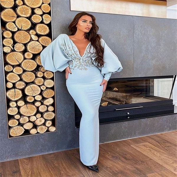 mermaid evening dresses v-neck long sleeves prom dresses ruffle satin sweep train formal party gown custom made, Black
mermaid evening dresses v-neck long sleeves prom dresses ruffle satin sweep train formal party gown custom made, Black
