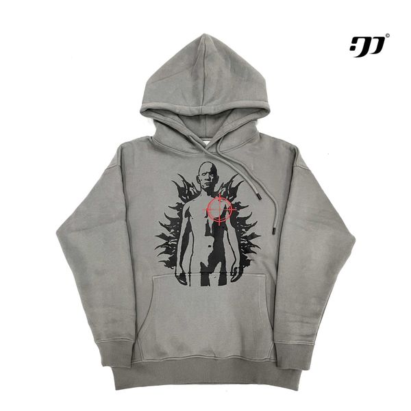 2023 men's hoodies remake minority gray portrait thorn print loose sweater hoodie, Black
2023 men's hoodies remake minority gray portrait thorn print loose sweater hoodie, Black