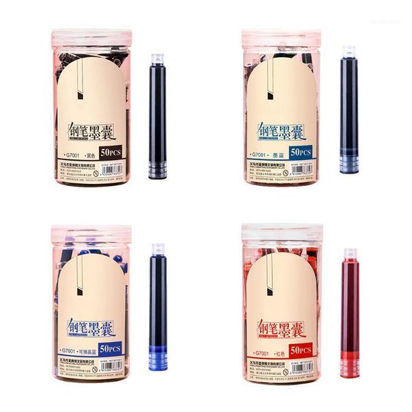 fountain pens 50x pen ink cartridges sac refill calligraphy writing stationery school u1ja1
fountain pens 50x pen ink cartridges sac refill calligraphy writing stationery school u1ja1