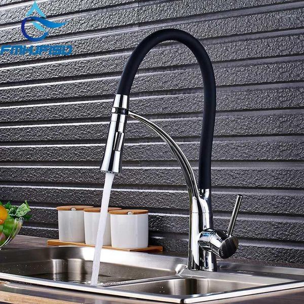 kitchen faucets chrome/nickel/orb/gold rubber faucet mixer tap 360 degree rotation pull down stream sprayer taps1
kitchen faucets chrome/nickel/orb/gold rubber faucet mixer tap 360 degree rotation pull down stream sprayer taps1