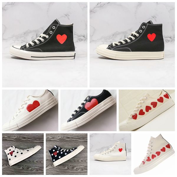 1970s big eyes play chuck 70 canvas shoes multi heart 70s hi classic 1970 jointly name skateboard trainers casual sport sneakers, Black;red
1970s big eyes play chuck 70 canvas shoes multi heart 70s hi classic 1970 jointly name skateboard trainers casual sport sneakers, Black;red