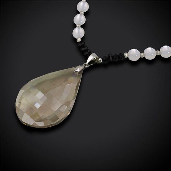 fashion heavy crystal pendant necklace for women female black bead long sweater chain girls jewelry gifts, Silver
fashion heavy crystal pendant necklace for women female black bead long sweater chain girls jewelry gifts, Silver