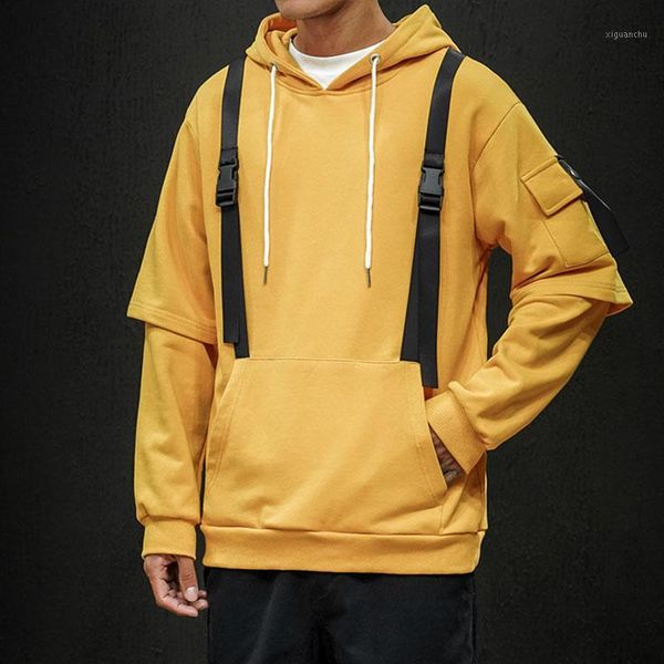 spring autumn fashion brand men's hoodies male casual hoodies sweatshirts men solid color strap patchwork sleeve hooded pullover1, Black
spring autumn fashion brand men's hoodies male casual hoodies sweatshirts men solid color strap patchwork sleeve hooded pullover1, Black