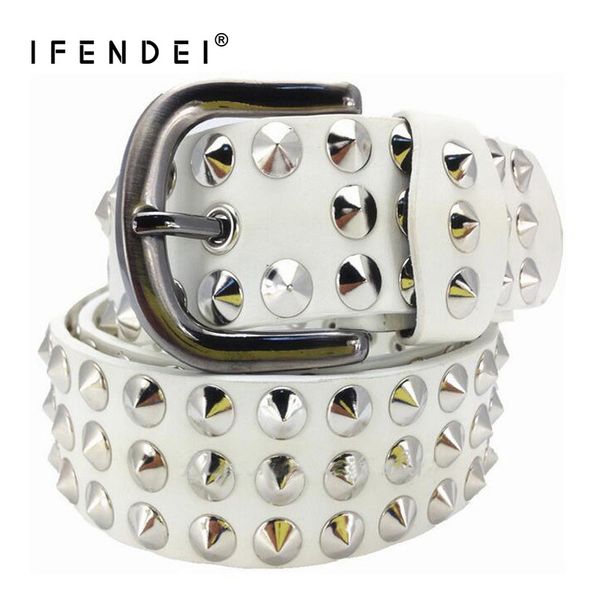 ifendei luxury designer punk belts for women men fashion rivets male belt pu leather hip hop strap women cinturon mujer street 201123, Black;brown
ifendei luxury designer punk belts for women men fashion rivets male belt pu leather hip hop strap women cinturon mujer street 201123, Black;brown