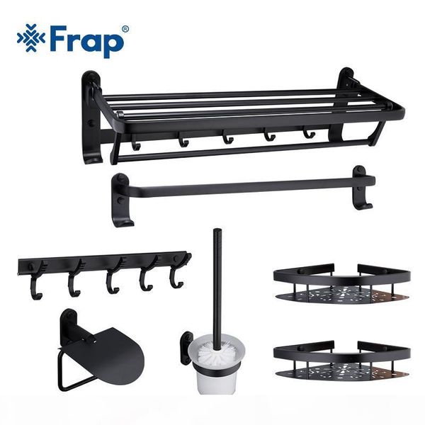 frap space aluminum bathroom hardware sets accessories wall mounted towel hook bathroom products black seven y18050 bbycjp packing2010 
frap space aluminum bathroom hardware sets accessories wall mounted towel hook bathroom products black seven y18050 bbycjp packing2010