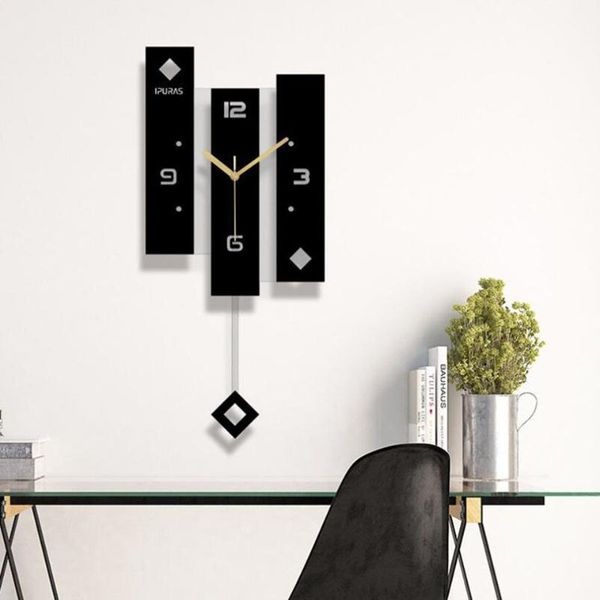 new wall clock quartz nordic clock with pendulum large size wall watch modern design for home decoration big duvar saati decor
new wall clock quartz nordic clock with pendulum large size wall watch modern design for home decoration big duvar saati decor