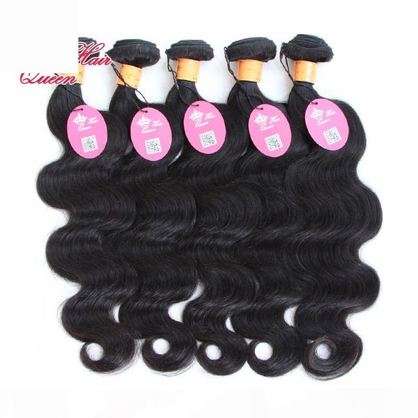 queen hair indian virgin body wave 5pcs 12"-28" human hair weaves indian hair extensions, Black
queen hair indian virgin body wave 5pcs 12"-28" human hair weaves indian hair extensions, Black