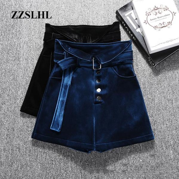 women's shorts fashion autumn winter velvet women waist wide leg short pants ladies office work boots belted, White;black
women's shorts fashion autumn winter velvet women waist wide leg short pants ladies office work boots belted, White;black