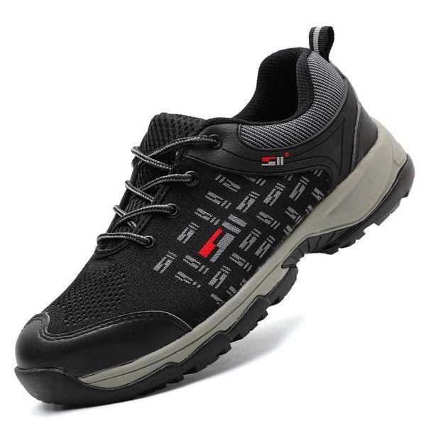 size men leisure large mesh breathable steel toe hats working local construction worker shoes will see boots safety mans tskk, Black
size men leisure large mesh breathable steel toe hats working local construction worker shoes will see boots safety mans tskk, Black