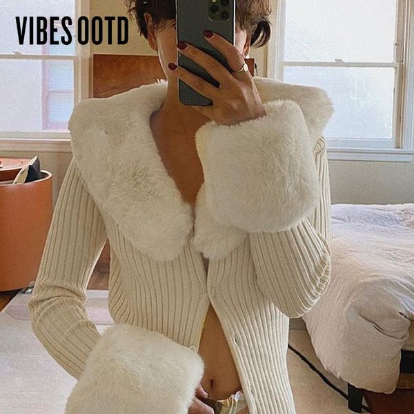 vibesootd fall winter fluffy faux fur knitted coats and jackets oversized button up long sleeve overcoats warm, Black;brown
vibesootd fall winter fluffy faux fur knitted coats and jackets oversized button up long sleeve overcoats warm, Black;brown