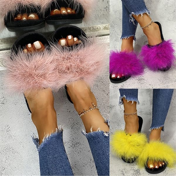 fashion summer flat slipper women fur slippers fluffy fur slides soft platform shoes home slippers woman furry fur flip flops y201026, Black
fashion summer flat slipper women fur slippers fluffy fur slides soft platform shoes home slippers woman furry fur flip flops y201026, Black