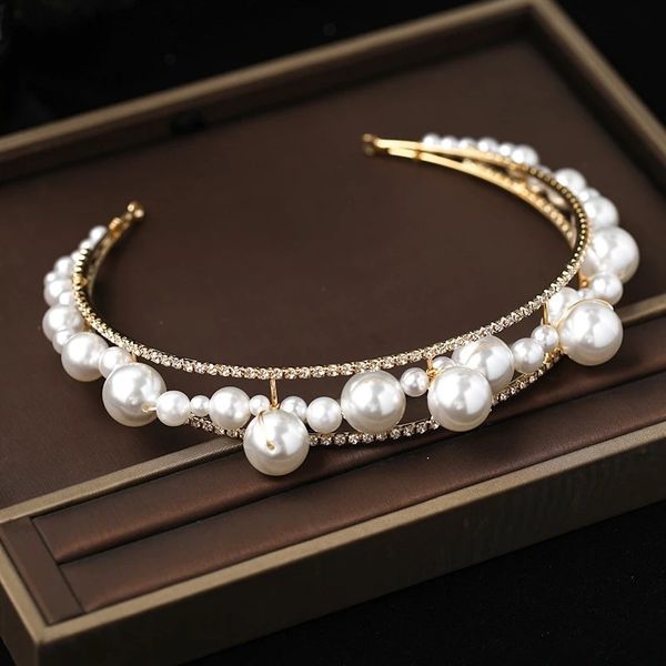 new hairband headdress handmade pearl diamond bridal hair band travel daily broken hair super fairy accessories
new hairband headdress handmade pearl diamond bridal hair band travel daily broken hair super fairy accessories