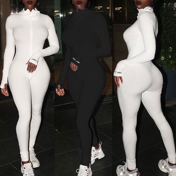 women active wear slim jumpsuit long sleeve v neck zipper bodycon romper skinny ladies long workout pants sporty jumpsuit, Black;white
women active wear slim jumpsuit long sleeve v neck zipper bodycon romper skinny ladies long workout pants sporty jumpsuit, Black;white