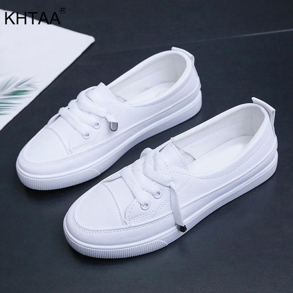women soft pu sneakers 2020 autumn lace up flats fashion casual leather ladies walking white shoes female shoes comfortable q1215, Black;white
women soft pu sneakers 2020 autumn lace up flats fashion casual leather ladies walking white shoes female shoes comfortable q1215, Black;white