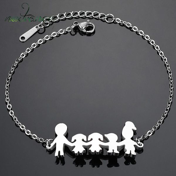 link, chain nextvance stainless steel father mother girls boy bracelet link charm for women gift family jewelry, Black
link, chain nextvance stainless steel father mother girls boy bracelet link charm for women gift family jewelry, Black