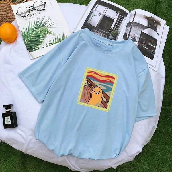 gudetama van gogh oil painting print tshirt women short sleeve harajuku kawaii lazy egg yolk cartoon print casual korean clothes, White
gudetama van gogh oil painting print tshirt women short sleeve harajuku kawaii lazy egg yolk cartoon print casual korean clothes, White