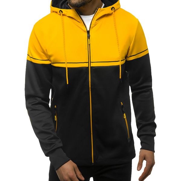 2020 autumn and winter new mens sweater casual cardigan hooded color matching mens coat european size, Black
2020 autumn and winter new mens sweater casual cardigan hooded color matching mens coat european size, Black