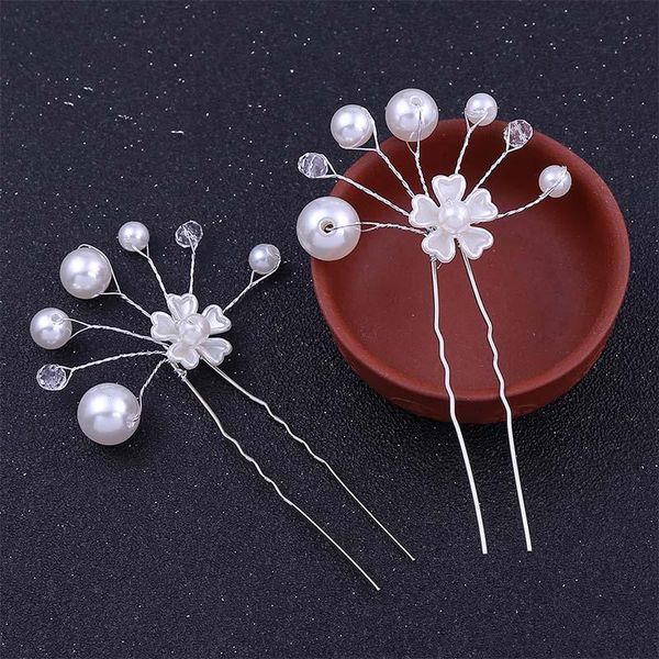forseven handmade crystal simulated pearl flower hair pins sticks tiaras women bridal bride wedding hair jewelry accessories, Golden;silver
forseven handmade crystal simulated pearl flower hair pins sticks tiaras women bridal bride wedding hair jewelry accessories, Golden;silver