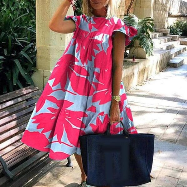 women casual a line dress women casual summer o neck short sleeve floral print large hem a line dress summer solid midi, Black;gray
women casual a line dress women casual summer o neck short sleeve floral print large hem a line dress summer solid midi, Black;gray