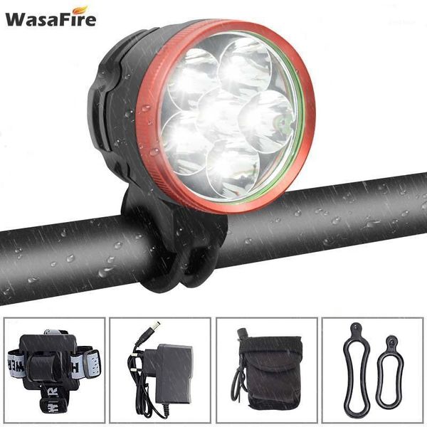 wasafire 10000 lumen bike light 6* xm-l t6 led bike front lights waterproof cycling headlamp +18650 battery pack + 8.4v charger1
wasafire 10000 lumen bike light 6* xm-l t6 led bike front lights waterproof cycling headlamp +18650 battery pack + 8.4v charger1