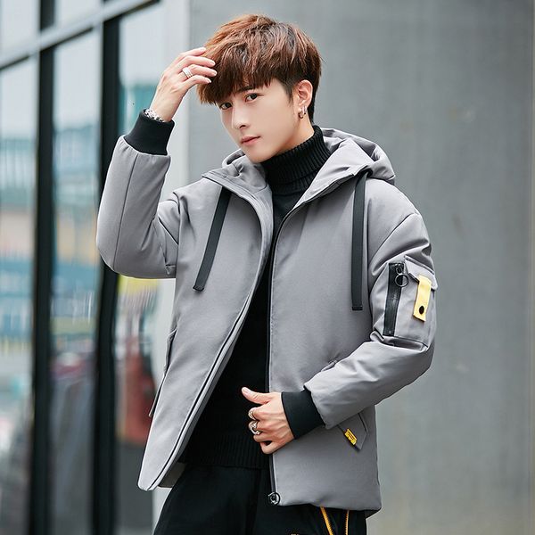 2020 winter new men's boys' thickened padded jacket, korean student's fashion brand down cotton jacket, Black
2020 winter new men's boys' thickened padded jacket, korean student's fashion brand down cotton jacket, Black