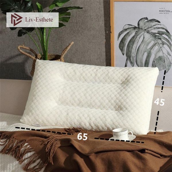 pillow liv-esthete 1pcs 100% natural latex neck protect vertebrae health sleep soft for side sleeper wholesale
pillow liv-esthete 1pcs 100% natural latex neck protect vertebrae health sleep soft for side sleeper wholesale