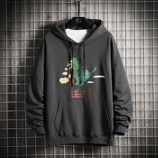 2021 new men spring dinosaur print pullovers sweatshirts mens 6 colors o-neck hoodies male fashion korean sweatshirt lsly, Black
2021 new men spring dinosaur print pullovers sweatshirts mens 6 colors o-neck hoodies male fashion korean sweatshirt lsly, Black