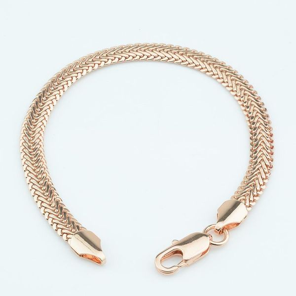 1pcs 6.5mm men women yellow rose white gold color bracelet geometric herringbone link chains bangles jewelry, Black
1pcs 6.5mm men women yellow rose white gold color bracelet geometric herringbone link chains bangles jewelry, Black