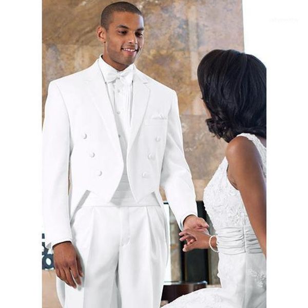 men's suits & blazers white italian mens tailcoat wedding for men groomsmen 3 pieces set (jacket+pants+vest) groom men1, White;black
men's suits & blazers white italian mens tailcoat wedding for men groomsmen 3 pieces set (jacket+pants+vest) groom men1, White;black