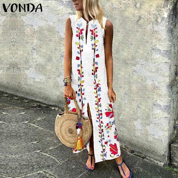 summer maxi long dress vonda women sleeveless split party vestido vintag floral printed kaftan plus size kg-506, Black;gray
summer maxi long dress vonda women sleeveless split party vestido vintag floral printed kaftan plus size kg-506, Black;gray