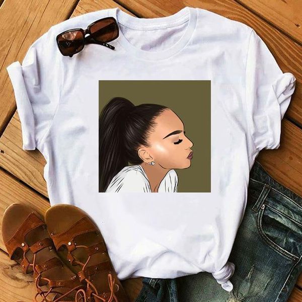 cool melanin black girl cartoon printed female t-shirt harajuku t-shirts for women summer hip hop t shirt femme vogue, White
cool melanin black girl cartoon printed female t-shirt harajuku t-shirts for women summer hip hop t shirt femme vogue, White