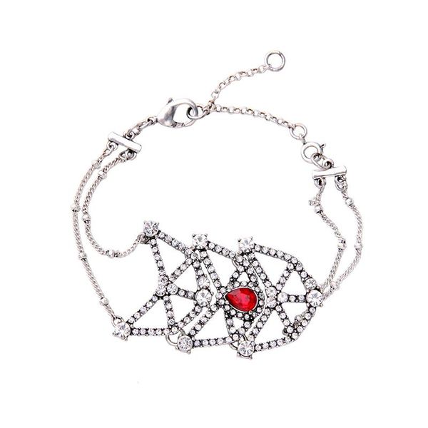 charm bracelets antique silver color chain & link bracelet red waterdrop hollowed out crystal bridal female, Golden;silver
charm bracelets antique silver color chain & link bracelet red waterdrop hollowed out crystal bridal female, Golden;silver