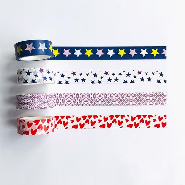 5pieces/lot 1 roll star heart paper washi tape masking tape 1.5cm*5m washi tape office supplies scrapbooking adhesive decorative statio 2016
5pieces/lot 1 roll star heart paper washi tape masking tape 1.5cm*5m washi tape office supplies scrapbooking adhesive decorative statio 2016