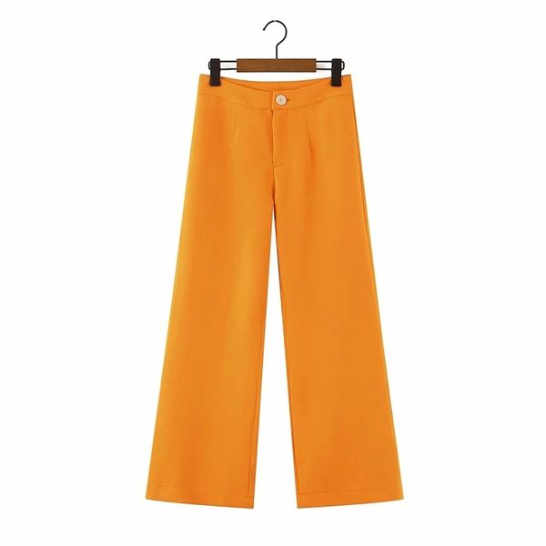 elegant women orange straight pants fashion ladies casual long pant vintage female party loose trousers girls chic pants 201012, Black;white
elegant women orange straight pants fashion ladies casual long pant vintage female party loose trousers girls chic pants 201012, Black;white