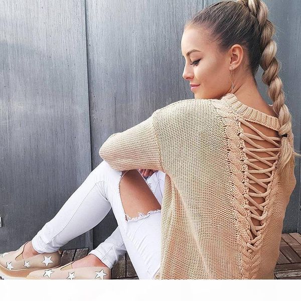 sweater women winter sweater long sleeve jumper women loose sweater hollow out back female pullover ws888c, White;black
sweater women winter sweater long sleeve jumper women loose sweater hollow out back female pullover ws888c, White;black