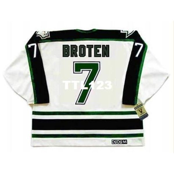 121s #7 neal broten dallass stars 1990 ccm vintage hockey jersey or custom any name or number retro jersey, Black
121s #7 neal broten dallass stars 1990 ccm vintage hockey jersey or custom any name or number retro jersey, Black