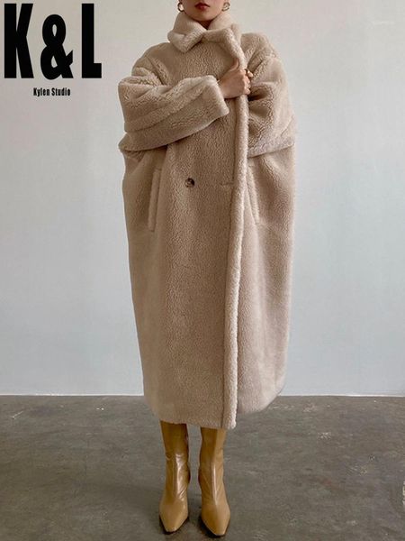 classic teddy lapel long fur coat contour particle cashmere woolen one-button jacket women 2020 winter new casual all-match mx1, Black
classic teddy lapel long fur coat contour particle cashmere woolen one-button jacket women 2020 winter new casual all-match mx1, Black