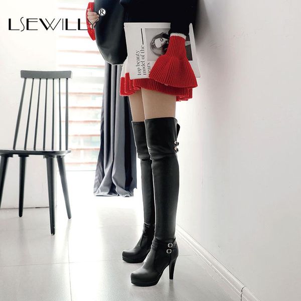 boots lsewilly high heel over the knee thigh women winter round toe long shoes zip female white, Black
boots lsewilly high heel over the knee thigh women winter round toe long shoes zip female white, Black